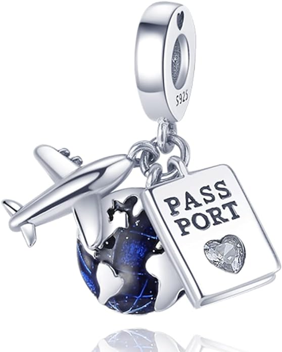 Charm Pasaporte, Maleta y Avion