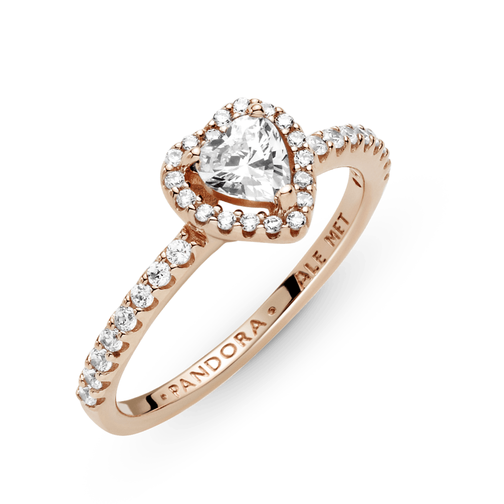 Anillo Corazón Brillante PLATA 925