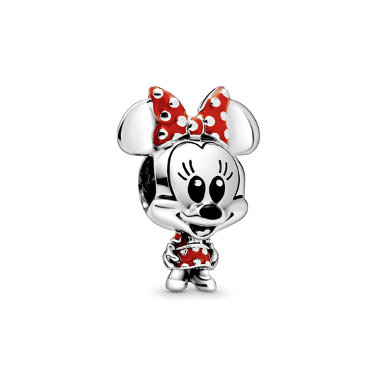 Charm Vestido de Lunares y Moño de Minnie Mouse de Disney