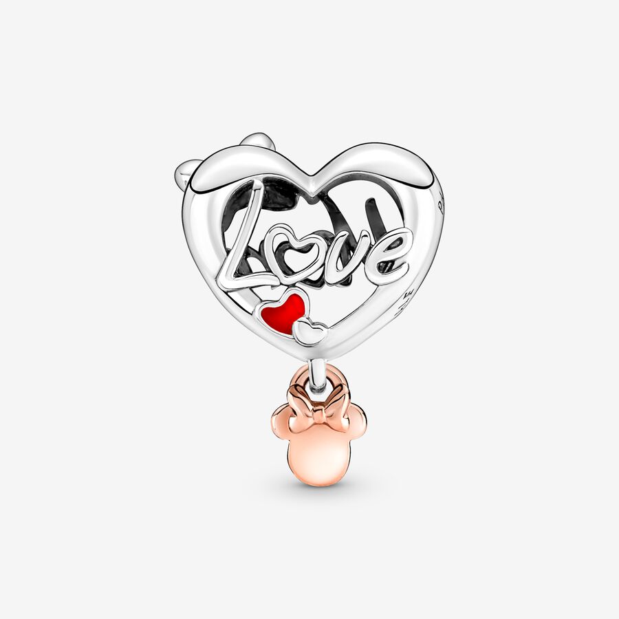 Mamá de Minnie Corazón Charm