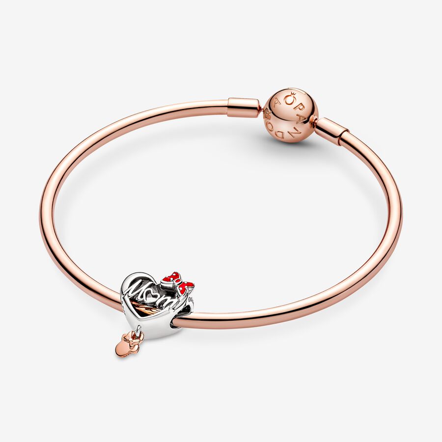 Mamá de Minnie Corazón Charm