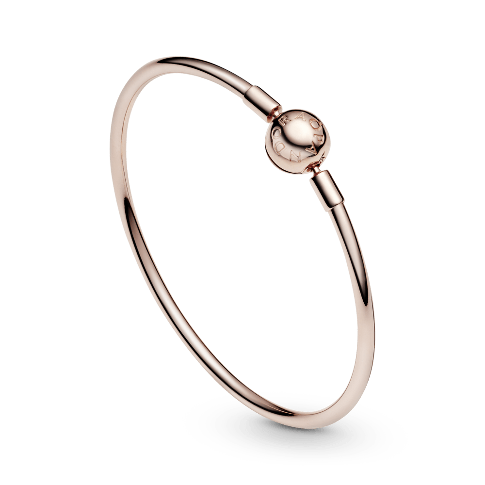 Brazalete Rígido Pandora Moments en Recubrimiento Rosa