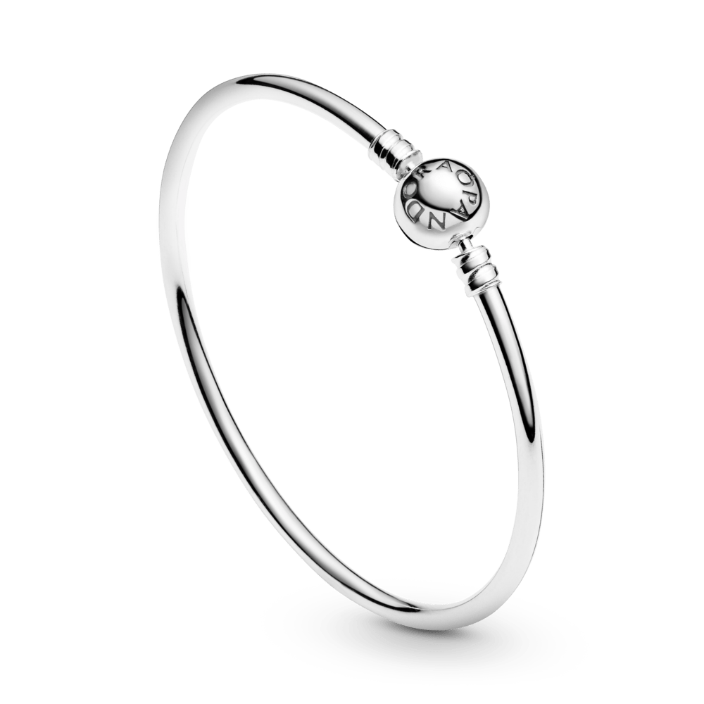 Brazalete Rígido Plateado