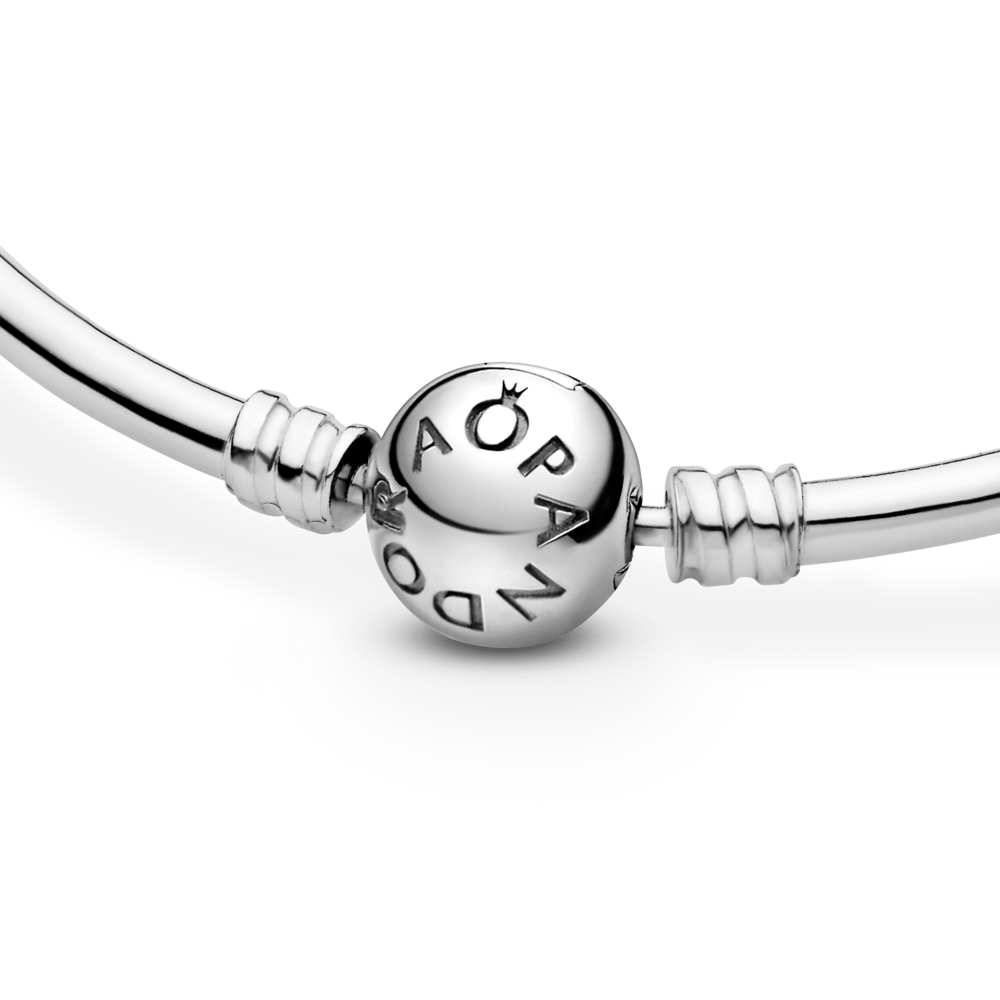 Brazalete Rígido Plateado