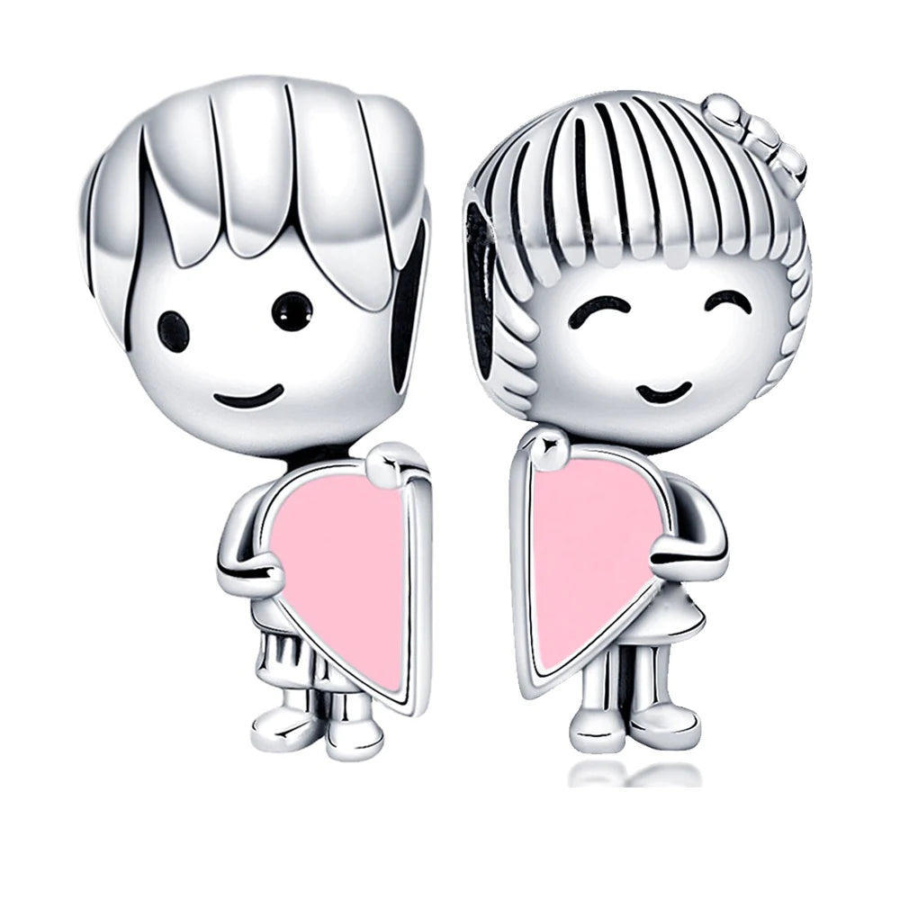Charm Half Heart