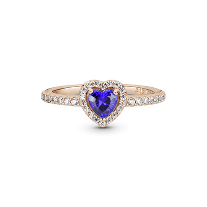 Anillo Corazón Azul PLATA 925