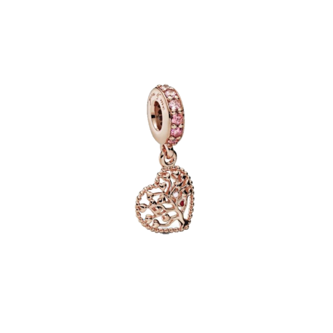 Charm Arbol Oro Rosa