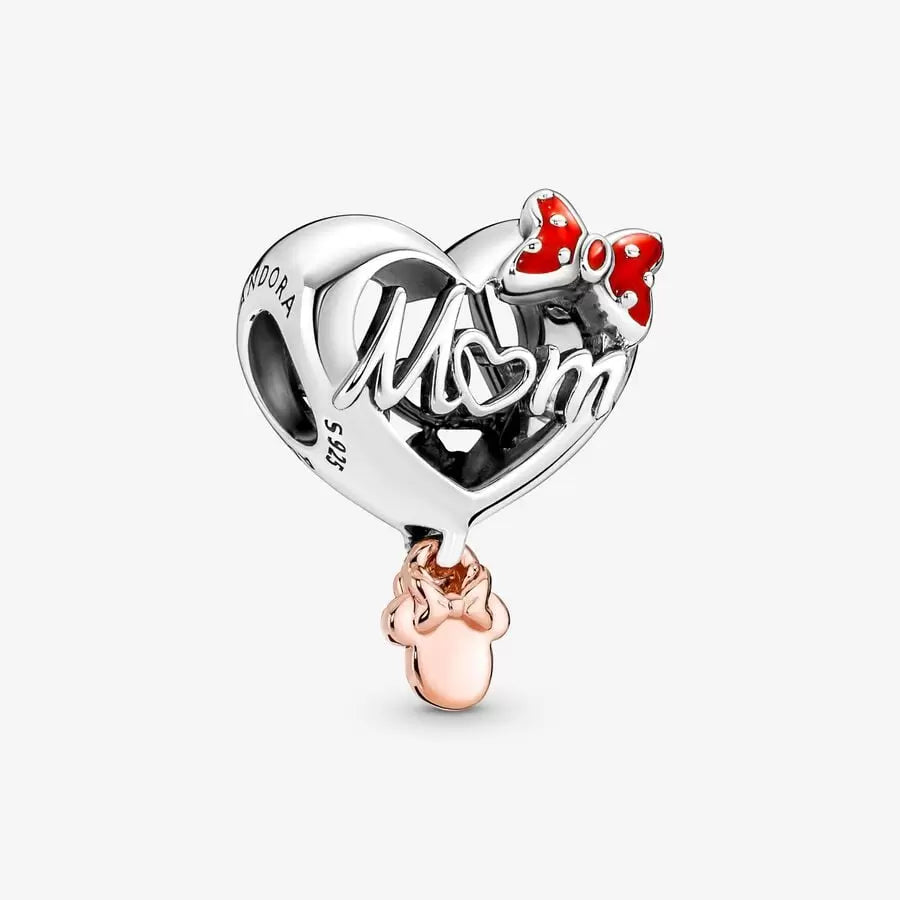 Mamá de Minnie Corazón Charm