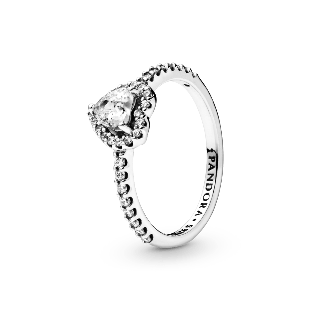 Anillo Corazón Brillante PLATA 925