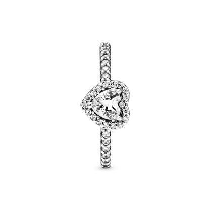 Anillo Corazón Brillante PLATA 925