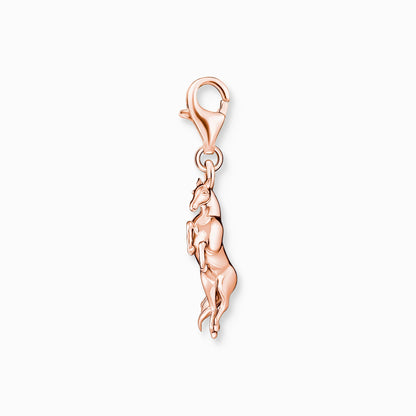 Charm Colgante Caballo Oro Rosa